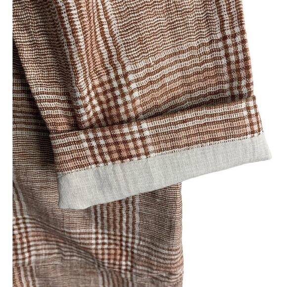 J. JIll Harper Lagenlook Linen Blend Unstructured Blazer Womens Size Large - Picture 8 of 13